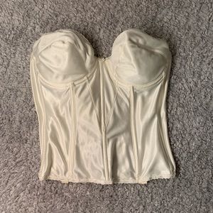 Cream color corset